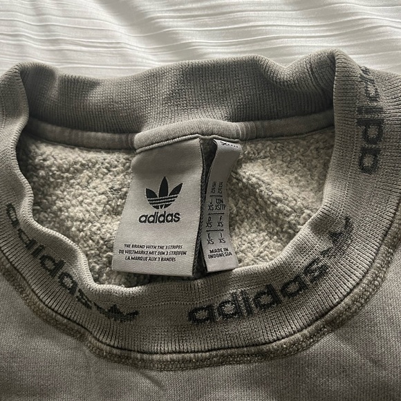 Adidas Taupe Sweatshirt - Picture 3 of 4
